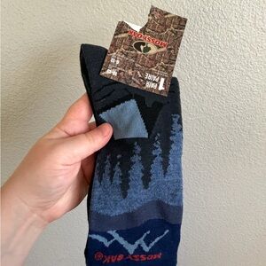 H&M Men's Blue and Black Athletic Socks